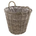 Produktbild: Frank Flechtwaren Pflanzkorb Rattan maxi 107947 Weidenkorb Blumenkorb mit Folie