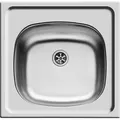 Produktbild: PYRAMIS 100139601, Aufsatzwanne, Quadratisch, Edelstahl, Edelstahl, 1 Becken, 465 mm - Silber