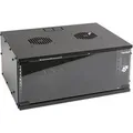 Produktbild: HMF 65704-02 Serverschrank Netzwerkschrank 4HE Unmontiert 19 Zoll Rack Schwarz