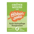 Produktbild: Xylit Grüne Minze Kaugummi  28 gr. im Flip Top von Birkengold - plastikfrei -
