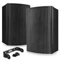 Produktbild: Power Dynamics BGO50, Wand Lautsprecher Boxen Set Wandmontage, 120 Watt, 2-Wege In- und Outdoor Wandlautsprecher mit Wandhalterung, Festmontage an Wand und Decke, Terasse, Gastro, Bars, Schwarz