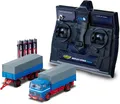 Produktbild: CARSON Modelleisenbahn Startpaket Carson 1:87 MB 1620 Plane mit Anhäng.100%RTR blau Eisenbahn