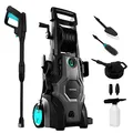 Produktbild: Cecotec Hochdruckreiniger HydroBoost 2400 AdvanceCleany, 2400 W, Zuhause, Garten oder Auto, Durchfluss von 480 l/h, 180 bar Druck, Aluminium-Pumpe, Aktionsradius 14 m, Multicolor