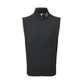 Produktbild: Footjoy Herren Durchgehender Reißverschluss Strick Golfjacke, schwarz, XXL