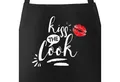 Produktbild: MoonWorks Grillschürze lustige Grillschürze für Männer mit Spruch Kiss the Cook Herren, mit kreativem Aufdruck