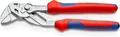 Produktbild: KNIPEX Zangenschlüssel Zange und Schraubenschlüssel in einem Werkzeug verchromt mit Mehrkomponenten-Hüllen 180 mm, 86 05 180