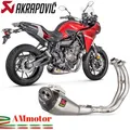 Produktbild: Auspuff Komplette Motorrad Akrapovic Yamaha Tracer 700 / GT 2018 Racing Titan