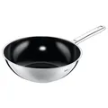 Produktbild: Silit Wokpfanne 28cm Induktion Edelstahl CeraProtect Antihaft