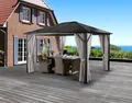 Produktbild: KONIFERA Pavillon Aruba, mit 4 Seitenteilen, Gestell aus Aluminium, Dach aus Polycarbonat-Stegplatten