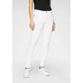 Produktbild: Skinny-fit-Jeans TAMARIS, Damen, Gr. 42, N-Gr, weiß, Denim/Jeans, Obermaterial: 98% Baumwolle, 2% Elasthan, skinny fit lang, Jeans, schmale Beinform, normale Leibhöhe, 5-Pocket-Form, Used-Waschung