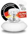 Produktbild: ® Saugnapf mit Gewinde Starke Haftkraft Glas Saugnäpfe mit transparenter Ränd...