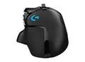 Produktbild: Logitech Kabelgebundene Ergonomische Optische Gaming-Maus für Rechtshänder G502 (Hero) 11 Tasten USB Schwarz