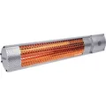 Produktbild: Vonroc - Heizstrahler Marsili – 2000w – 2 Positionen – Silber – Für Wand, Decke Oder Stativ – Lowglare-element – Mit Fernbedienung
