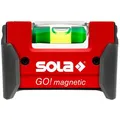 Produktbild: SOLA Wasserwaage 01621201, GO! magnetic CLIP, 7,5cm, V-Nut, 1 Libelle, magnetisch, Gürtelclip