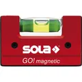 Produktbild: MGA Sola GO! magnetic CLIP - Mini-Wasserwaage magnetisch aus glasfaserverstärktem Kunststoff - Magnet-Wa (7.50 cm) (SO01621201)