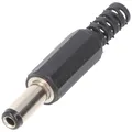 Produktbild: Goobay DC-Stecker mit Knickschutz - Bohrung 2,5 mm x 5,5 mm 11123