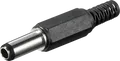 Produktbild: GOOBAY 11123 - Hohlstecker mit Knickschutz Ø außen: 5,5 mm, Ø innen 2,5 mm