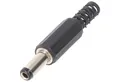 Produktbild: Goobay Goobay DC-Stecker mit Knickschutz - Bohrung 2,5 mm x 5,5 mm USB-Kabel