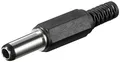Produktbild: goobay - DC-Stecker mit Knickschutz - Bohrung 2,5 mm x 5,5 mm