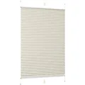 Produktbild: Sekey Plissee Faltrollo Klemmfix ohne Bohren Beige 75x120cm