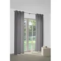 Produktbild: Wirth Vorhang WirthNatur (1 St), Ösen, blickdicht, 1-lagig grau 127 cm x 260 cm