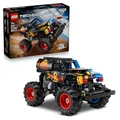 Produktbild: LEGO Technic Monster Jam Grave Digger Feuer und EIS - Monstertruck Modellbau & Konstruktionsspielzeug mit Rückziehmotor - Spielzeug für Kinder, Mädchen & Jungen - Geschenke für Kinder - 42219