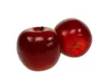 Produktbild: Kunstpflanze Dekoäpfel Rot lackiert Ø8cm 6St - Weihnachtsdeko Künstliche Äpfel, Viana, Höhe 7 cm
