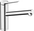 Produktbild: hansgrohe Vorfenster Küchenarmatur Zesis M33, Wasserhahn Küche mit Auslauf Höhe 160 mm, 150° drehbar, 1 Strahlart, Chrom