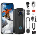 Produktbild: Action Cam 4K 30FPS Mini Body Kamera WiFi 30M Wasserdicht Helmcamera 32GB SJCAM