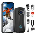 Produktbild: Action Cam 4K 30M Wasserdicht Action Sport Kamera WiFi EIS 32GB Micro Sd Karte