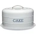 Produktbild: Living Nostalgie Kitchencraft Luftdicht Cake Aufbewahrungsdose/kuchenkuppel, 28,5 X 18 Cm - Französisch Grau