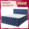 Produktbild: Boxspringbett - dunkelblau - H3 - 180x200 cm