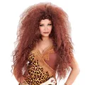 Produktbild: Wilma Feuerstein Perücke Neandertaler Damenperücke Steinzeit Höhlenfrau Hexe