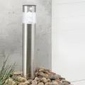Produktbild: Garagenwegeleuchte mit Bewegungsmelder aus Edelstahl 50cm hoch 12x12x50cm neu