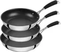Produktbild: ZWILLING Poletto Edles Bratpfannen-Set 3-tlg 20+24+28cm Schmorpfanne Grillpfanne