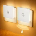 Produktbild: Nachtlicht Kinderzimmer LED Bewegungsmelder Steckdose dimmbar 2er Set