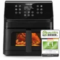 Produktbild: Cosori Premium II Plus, Heißluftfritteuse, 6,2 l, 80 °C, 200 °C, 5 Person(en), 60 min - Schwarz