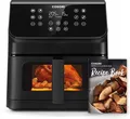 Produktbild: Cosori CAF-P652-KEU Ölfreie Heißluftfritteuse, 1700 W, 6,2 l, mit 12 Funktionen