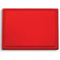 Produktbild: Fr. Dick HACCP Schneidebrett 53x32 cm rot Saftrille Gastronom 1/1 Tranchierbrett