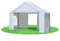 Produktbild: Stabilezelte Partyzelt 4x2 m Modular Pro PE 240 g/m² wasserdicht inkl. Seiten Festzelt Gartenzelt Weiss