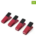 Produktbild: KitchenAid 4er-Set: Küchenklammern in Rot - (H)8,6 cm