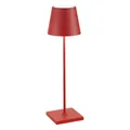 Produktbild: Lampe Zafferano Keramik Rot Tischlampe LED Wohnzimmer Deko modern Design elegant