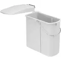 Produktbild: WESCO® Abfallsammler Mülleimer Single-Junior Abfallsammelsystem weiß
