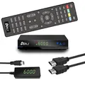 Produktbild: ARLI AH1 HD Sat Receiver – DVB-S2 Digitaler Satellitenreceiver, Full HD 1080p HDMI Astra/Hotbird/Türksat vorprogrammiert USB Externes Display Netzteil 12V Camping geeignet