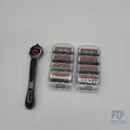 Produktbild: Gillette Fusion5 Proglide 1 Rasierer 8 Ersatzklingen mit neuem... 8700216730587