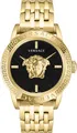 Produktbild: Versace VESN00922 V-Code Palazzo schwarz gold Edelstahl Armband Uhr Herren NEU