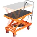 Produktbild: VEVOR Scherenhubtisch hydraulisch 500 kg Tragfähigkeit Hubtischwagen 285–900 mm Hubbereich Hubtisch Werkstatt 815 x 505 mm Plattform Scherenhubw...
