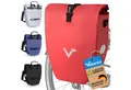 Produktbild: Valkental Fahrradtasche Gepäckträgertasche - Fahrradtasche für Gepäckträger, wasserdicht, große Reflektoren, 20L & 28L