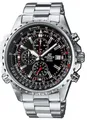 Produktbild: Casio Edifice Herrenuhr Armbanduhr Quarzuhr Chronograph 45mm Wasserdicht silber