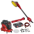 Produktbild: Flex Giraffe GE 6 R-EC + Sicherheitssauger VCE 33 M AC Set + Schleifpapier (Wand- und Deckenschleifer Giraffe inkl. Schleifpapier + Sicherheitssauger 30 l, Klasse M, Trockenbau Schleifgerät) 533564